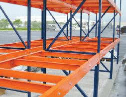 Structural Racking system in ohio warehouse